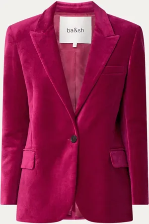Bash Boop blazer van fluweel met klepzakken