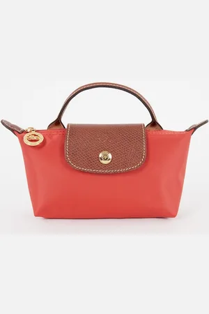 Longchamp Le Pliage Original handtas met leren details