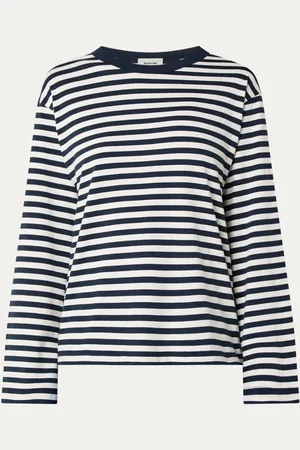 Modstrom Hellen longsleeve van biologisch katoen met streepprint