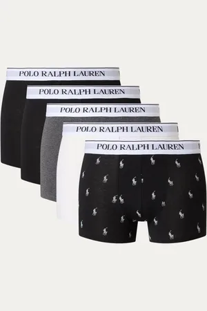 Ralph Lauren Boxershorts met logoband in 5-pack