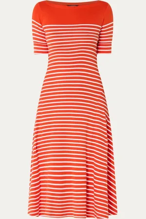 Ralph Lauren Midi jurk met streepprint