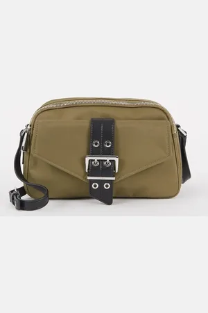 Ganni Bucky crossbodytas met gespdetail