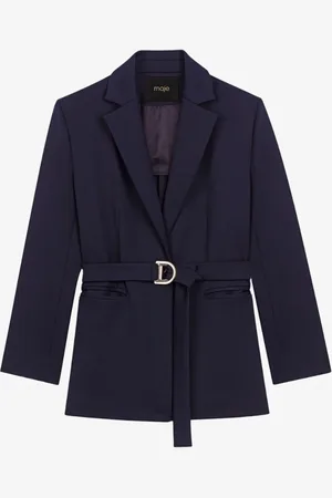 Maje Oversized blazer met cintuur