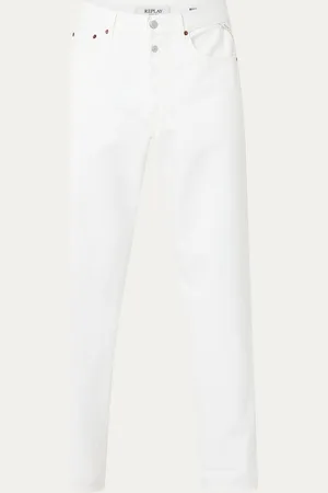 Replay Straight leg jeans met steekzakken