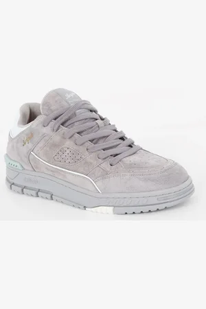 Axel Arigato Area Lo sneaker van suède met leren details