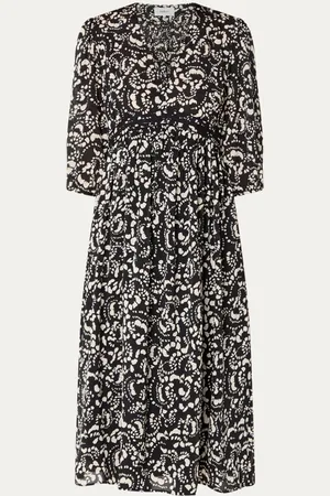 Bash Erry midi jurk van crêpe met bloemenprint