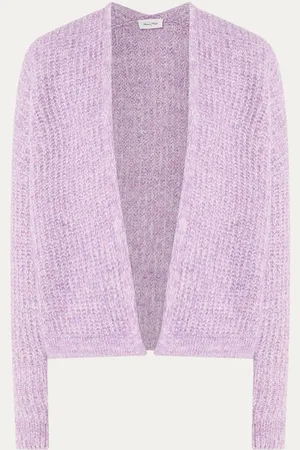 American Vintage Grofgebreid vest in alpaca wolblend met gemêleerd dessin