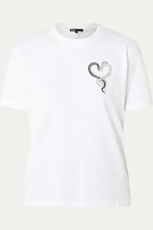 Maje T-shirt met borduring