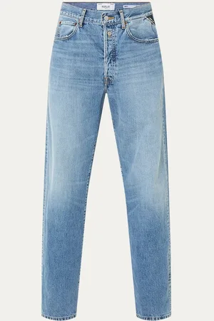 Replay Straight leg jeans met steekzakken