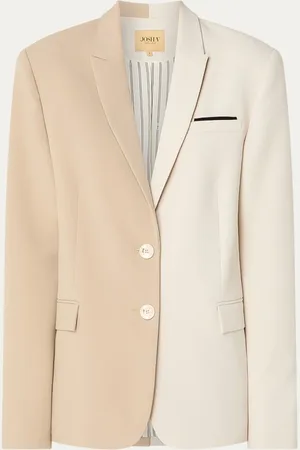Josh V Suus blazer met schoudervulling en klepzakken