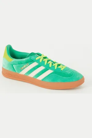 adidas Gazelle Indoor sneaker van fluweel met suède details
