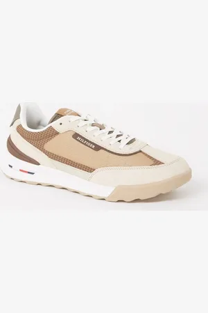 Tommy Hilfiger Retro sneaker van suède met leren details