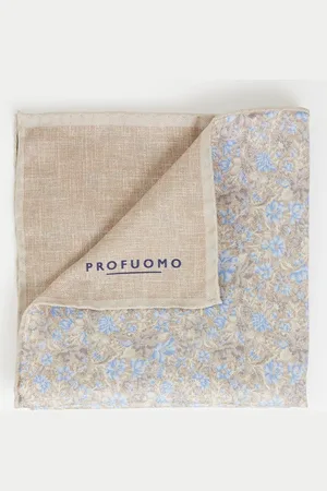 Profuomo Pochet van zijde 33 x 33 cm