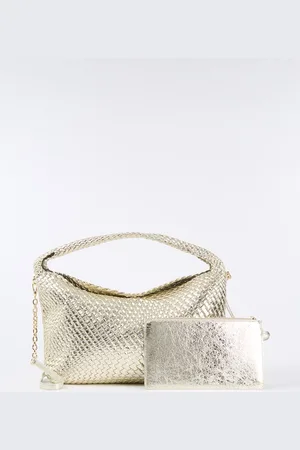 Dune Deliberate schoudertas met gevlochten detail en uitneembaar etui