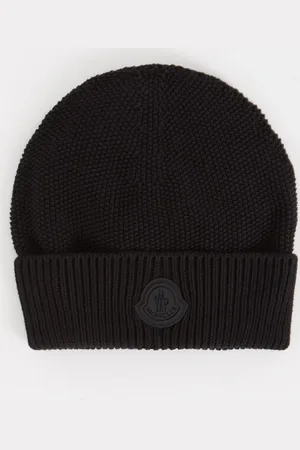 Moncler Grofgebreide muts met logo