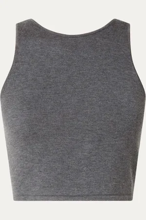 Bash Jiza fijngebreide crop top in wolblend