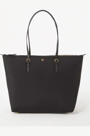 Ralph Lauren Keaton shopper van canvas met logo