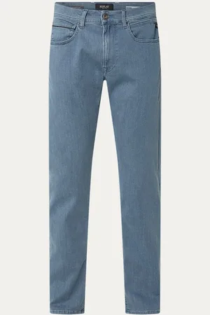 Replay Grover straight leg jeans met gekleurde wassing