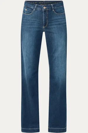 Mac Dream Wide high waist wide leg jeans met stretch