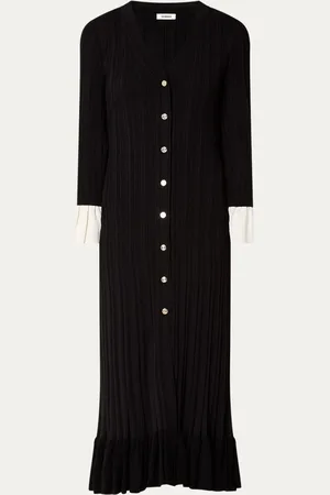 Sandro Midi jurk met V-hals
