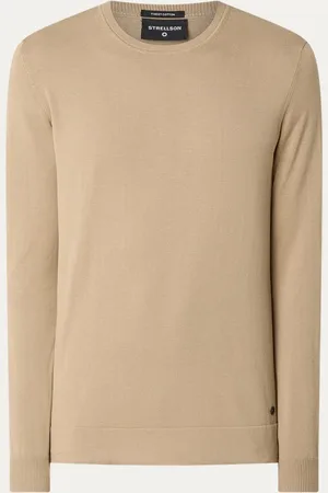 Strellson Vincent fijngebreide pullover met ronde hals