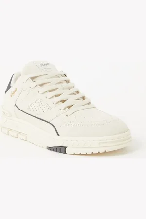 Axel Arigato Area Lo sneaker van suède met leren details