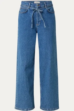 Modstrom Isolde high waist wide leg jeans met medium wassing