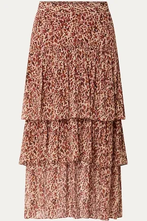 Bash Coccie gelaagde midi rok met print