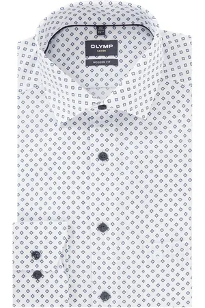Olymp Luxor modern fit overhemd met print
