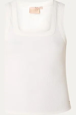 Josh V Dieda tanktop met ribstructuur
