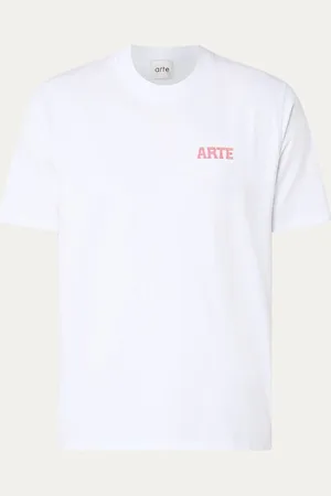 Arte Antwerp T-shirt met logo- en backprint