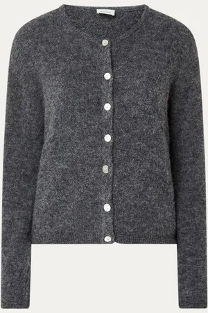 American Vintage Grofgebreid vest in alpaca wolblend