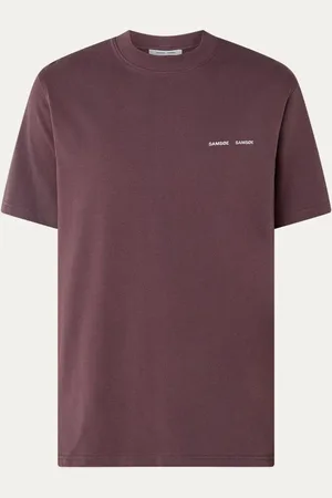 Samsøe Samsøe Norsbro T-shirt van biologisch katoen met logo
