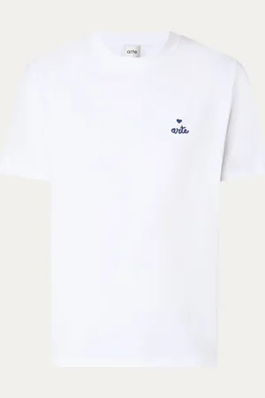 Arte Antwerp T-shirt met logoborduring