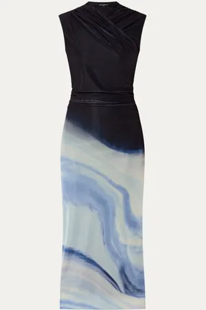 French Connection Toni midi jurk van mesh