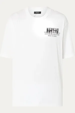 Replay Desert T-shirt met front- en backprint