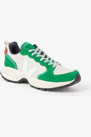 Veja Venturi sneaker van leer met suède details