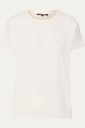 French Connection Crepe T-shirt met ronde hals