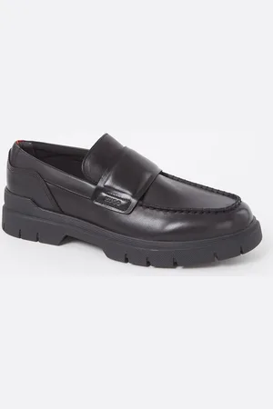 HUGO BOSS Ryan loafer van leer