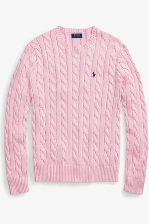 Ralph Lauren Kabelgebreide trui met logoborduring