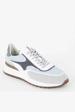 Floris van Bommel Noppi 37-01 sneaker van leer met mesh details