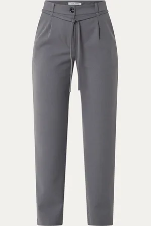 Samsøe Samsøe Satove high waist loose fit pantalon met steekzakken