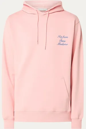 Drôle de Monsieur Hoodie met borduring en backprint
