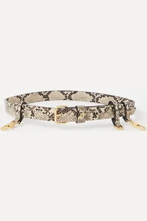 Josh V EVAI riem met slangenprint