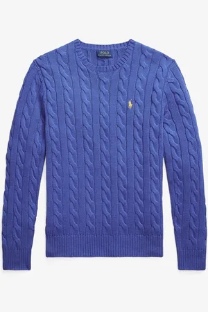 Ralph Lauren Kabelgebreide trui met logoborduring