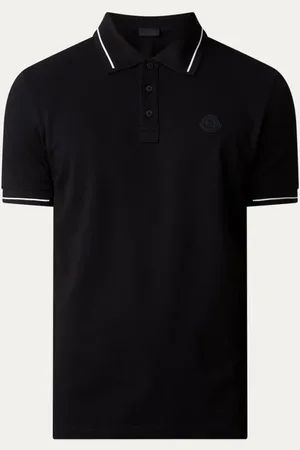 Moncler Regular fit polo van piqué katoen met logo
