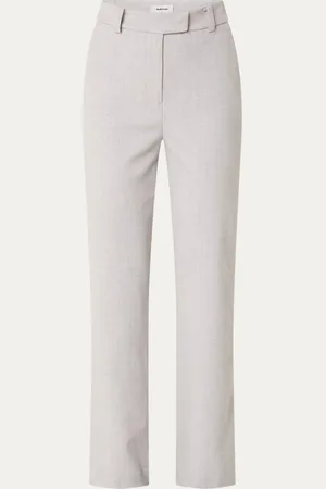 Modstrom Heart high waist loose fit pantalon met gemêleerd dessin