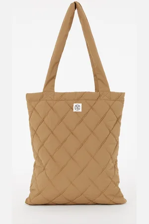MSCH Gewatteerde shopper met quilt patroon en logo