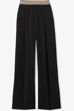 Reiss Abs high waist wide fit pantalon met elastische band