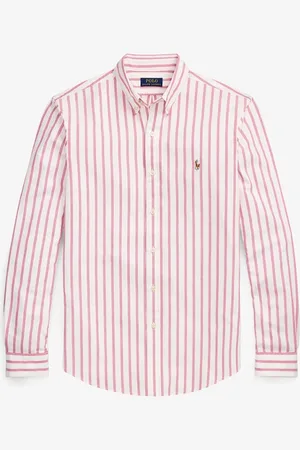 Ralph Lauren Oxford slim fit overhemd met streepprint